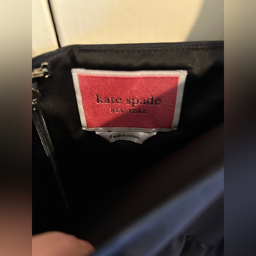 Kate Spade Polkadot Faille Mini Dress - Picture 5 of 6